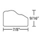 Trim Corner Molding 7/8" Laminate Trim Corner Molding 7/8" Laminate